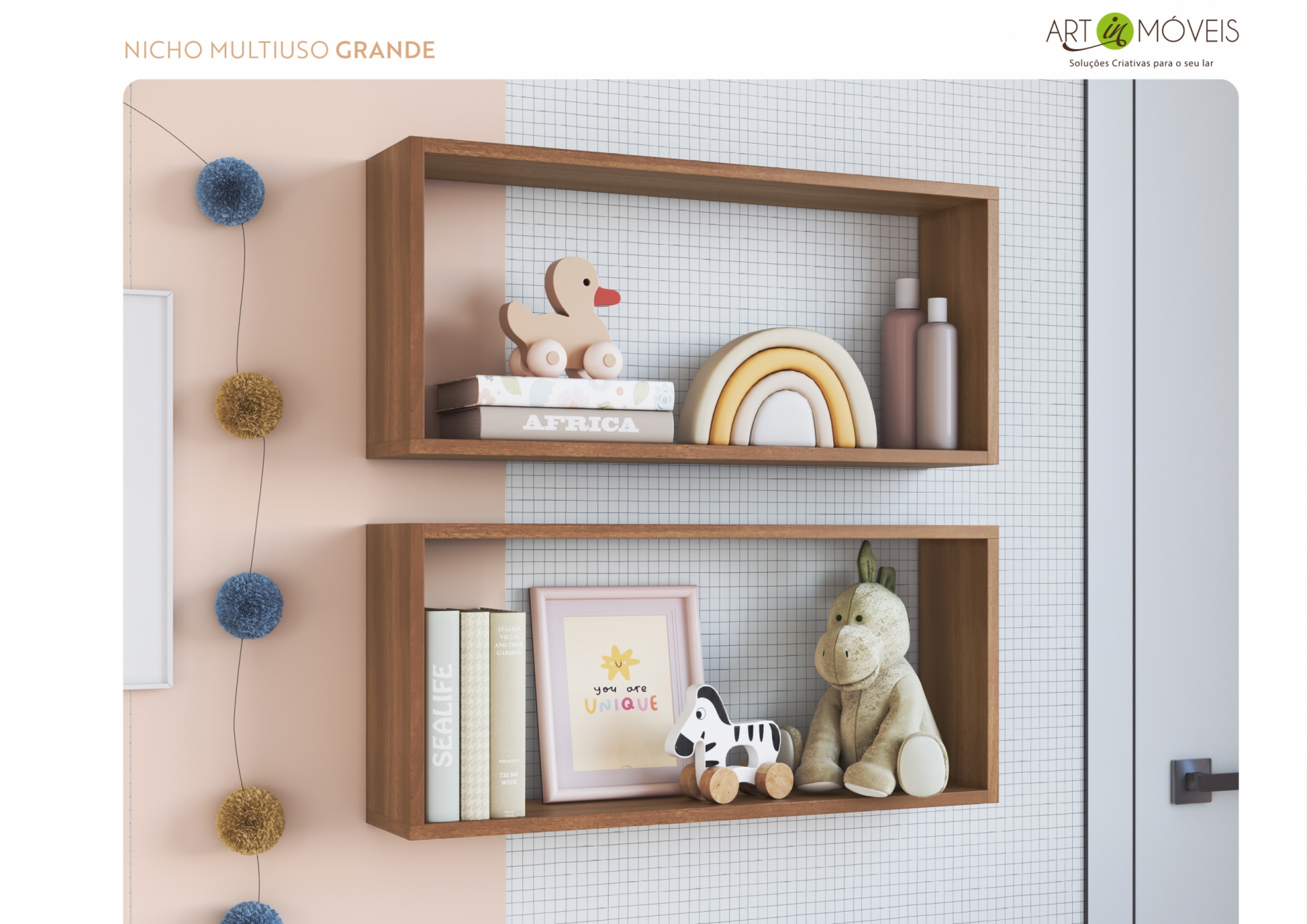 Nicho Multiuso Grande Art In Móveis