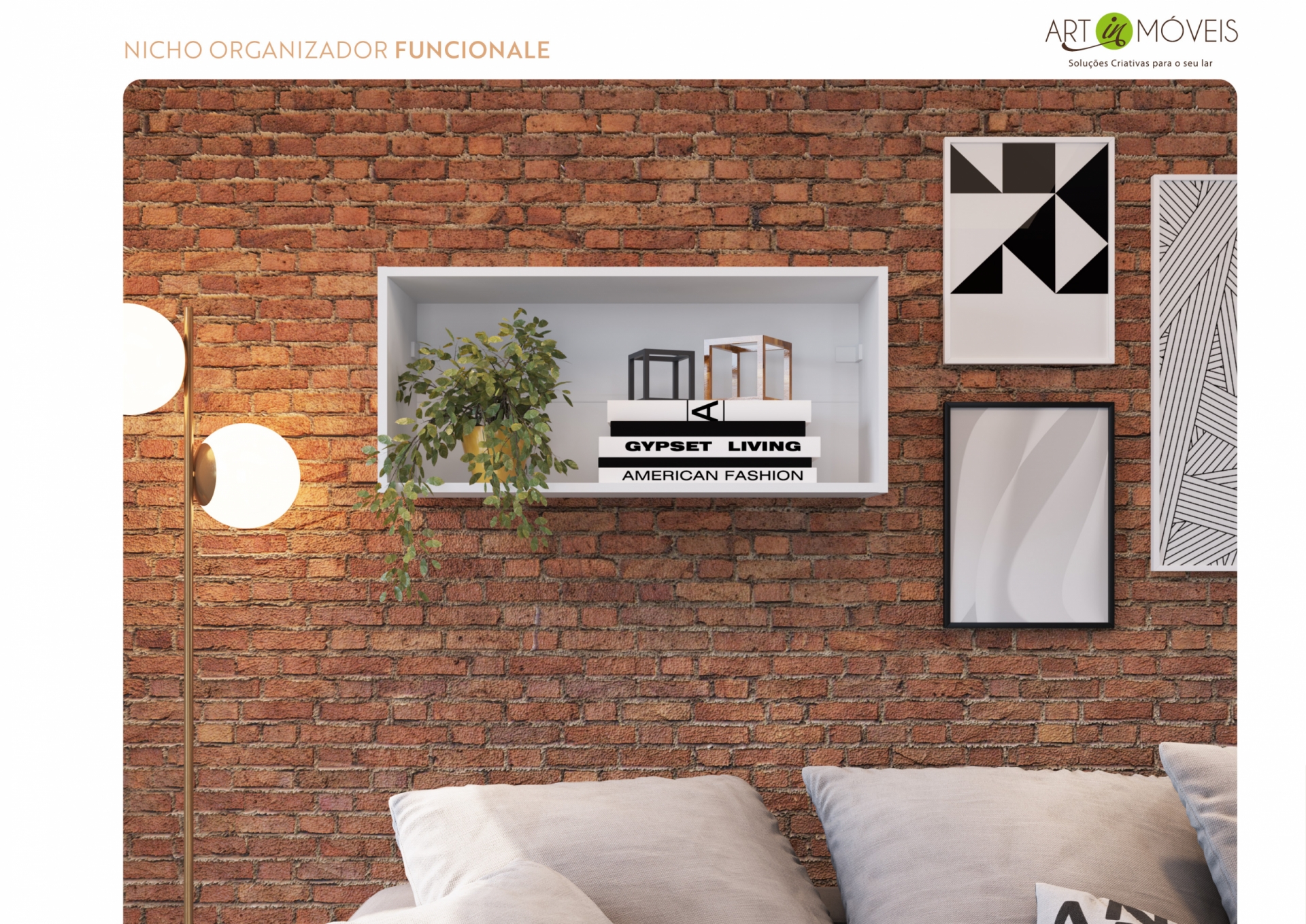 Nicho organizador Funcionale Art In Móveis