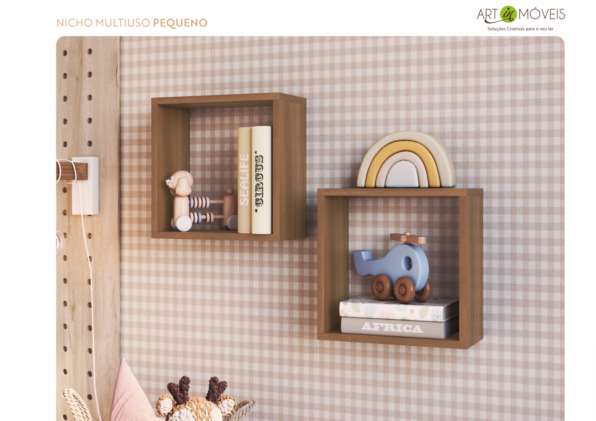 Nicho Multiuso Pequeno Art In Móveis