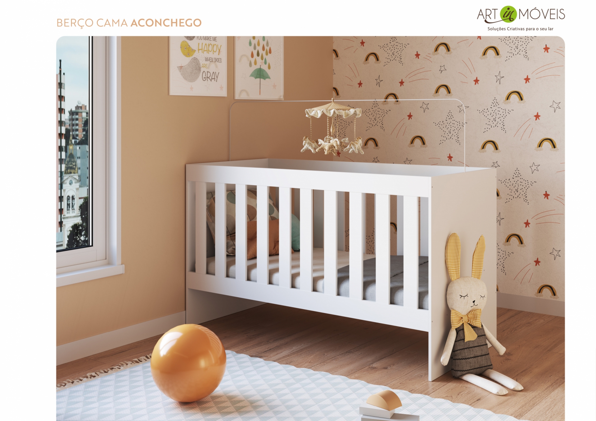 Berço Cama Aconchego Art In Móveis