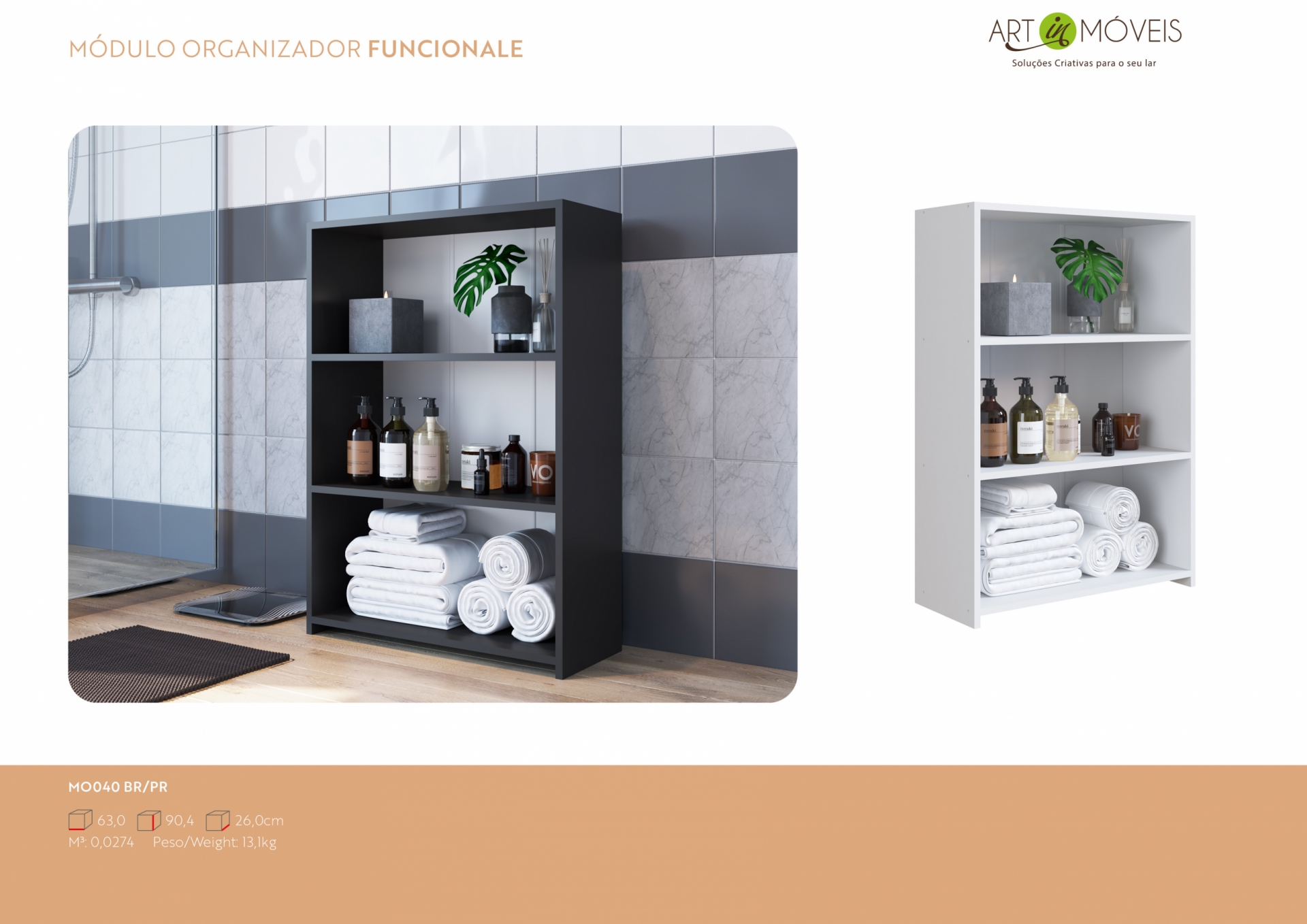 Produto Modulo Organizador Funcionale