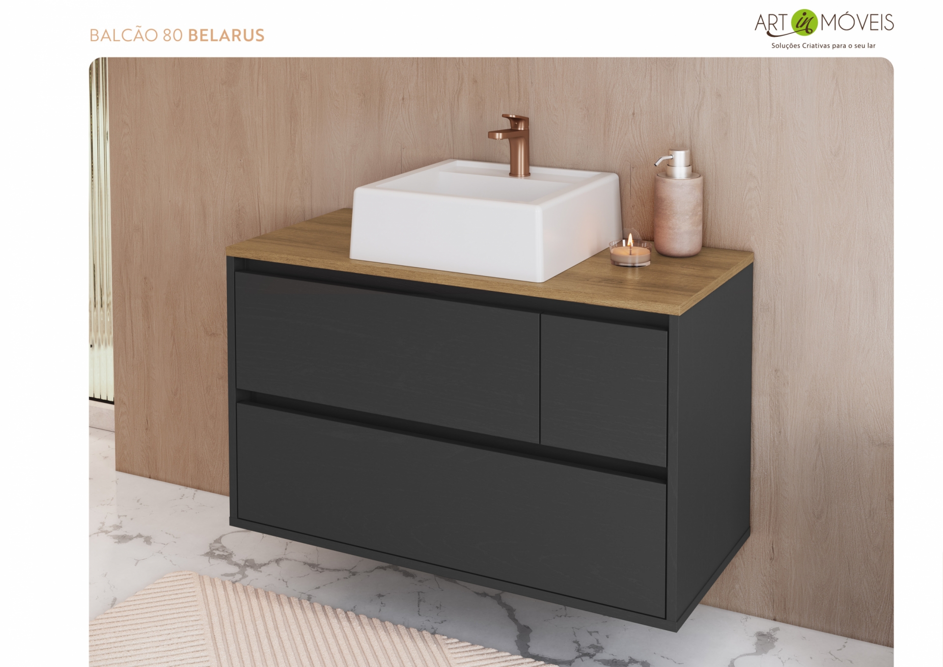 Produto Balcão Gabinete Suspenso Belarus