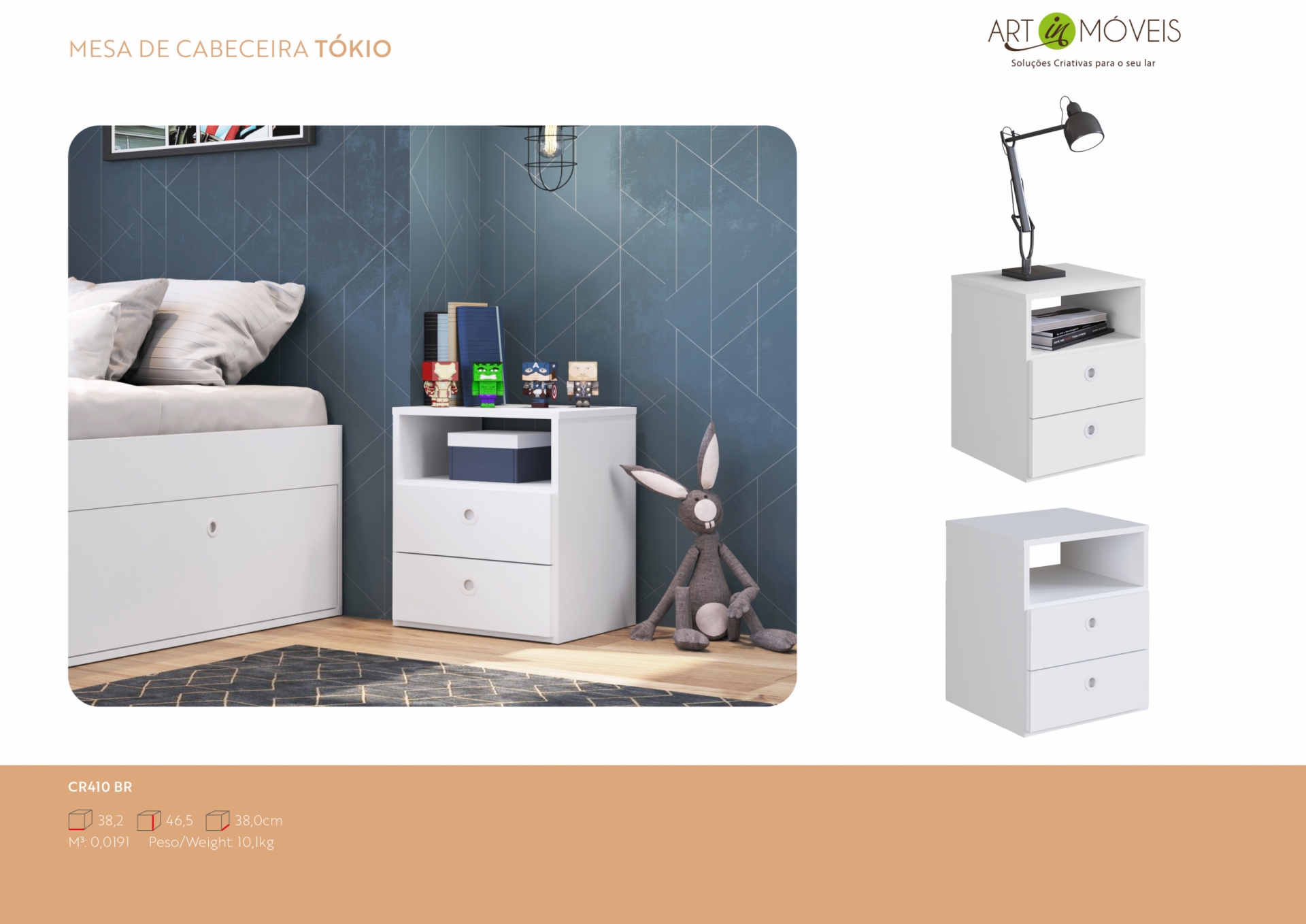 Produto Mesa de Cabeceira Tókio